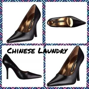 Chinese Laundry Spicy Pointed Toe Pump Leather
